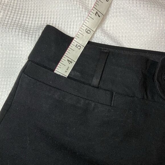 Banana Republic Jackson Fit Women Size 12 Stretch Black Trousers - Picture 8 of 16